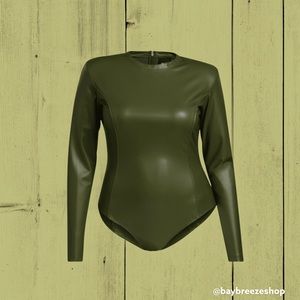 Body Suit Bundle| IVP Olive Body Suit, 3X | Drip 2 Mint Green Body Suit, 4X